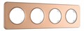 Рамка на 4 поста Arte Milano am-502.07 502.07-4.brown - фото 4941197