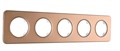 Рамка на 5 постов Arte Milano am-502.07 502.07-5.brown - фото 4941205