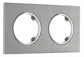 Рамка на 2 поста Arte Milano am-502.11 502.11-2.grey - фото 4941279