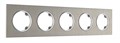 Рамка на 5 постов Arte Milano am-502.11 502.11-5.grey - фото 4941301