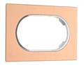 Рамка для двойной розетки Arte Milano am-502.11 502.11-double.pink - фото 4941309