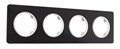 Рамка на 4 поста Arte Milano am-502.13 502.13-4.black - фото 4941337