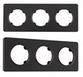 Рамка на 3 поста Arte Milano am-502.15 502.15-3.black - фото 4941377