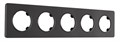 Рамка на 5 постов Arte Milano am-502.15 502.15-5.black - фото 4941393