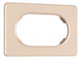 Рамка для двойной розетки Arte Milano am-502.15 502.15-double.shampan - фото 4941403