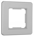 Рамка на 1 пост Arte Milano am-502.16 502.16-1.silver - фото 4941413