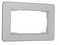 Рамка для двойной розетки Arte Milano am-502.16 502.16-double.silver - фото 4941453