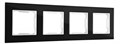 Рамка на 4 поста Arte Milano am-503.02 503.02-4.black - фото 4941481