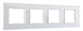 Рамка на 4 поста Arte Milano am-503.02 503.02-4.silver - фото 4941485