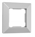 Рамка на 1 пост Arte Milano am-503.03 503.03-1.silver - фото 4941509