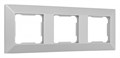 Рамка на 3 поста Arte Milano am-503.03 503.03-3.silver - фото 4941525