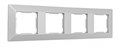 Рамка на 4 поста Arte Milano am-503.03 503.03-4.silver - фото 4941533