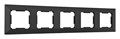 Рамка на 5 постов Arte Milano am-503.03 503.03-5.black - фото 4941537
