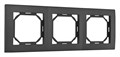 Рамка на 3 поста Arte Milano am-503.06 503.06-3.black - фото 4941569