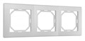 Рамка на 3 поста Arte Milano am-503.06 503.06-3.silver - фото 4941573