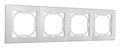 Рамка на 4 поста Arte Milano am-503.06 503.06-4.silver - фото 4941581