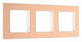 Рамка на 3 поста Arte Milano am-503.12 503.12-3.pink - фото 4941619