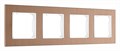 Рамка на 4 поста Arte Milano am-503.12 503.12-4.brown - фото 4941623