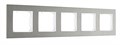 Рамка на 5 постов Arte Milano am-503.12 503.12-5.grey - фото 4941633