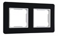 Рамка на 2 поста Arte Milano am-503.14 503.14-2.black - фото 4941654