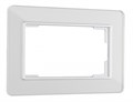Рамка для двойной розетки Arte Milano am-503.14 503.14-double.silver - фото 4941690