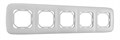 Рамка на 5 постов Arte Milano am-505.05 505.05-5.silver - фото 4941730