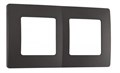 Рамка на 2 поста Arte Milano am-517.17 517.17-2.black - фото 4941750