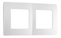 Рамка на 2 поста Arte Milano am-517.17 517.17-2.silver - фото 4941754
