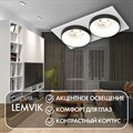 Встраиваемый светильник Denkirs DK2400 DK2422-BK - фото 4947414