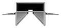 Профиль-держатель Denkirs TR3020 TR3020-AL - фото 4947962 Профиль-держатель Denkirs TR3020 TR3020-AL - фото 4947962