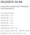 Комплект трековый Denkirs Belty SET DK55SET01-04-BR - фото 4949457