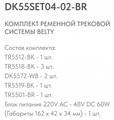 Комплект трековый Denkirs Belty SET DK55SET04-02-BR - фото 4949497