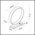 Наземный низкий светильник Odeon Light Uvo 6615/6FL - фото 4954036