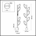 Бра Odeon Light Listva 5445/5WL - фото 4957926