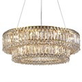 Подвесная люстра Newport 8450 8450+18/S gold - фото 4965772
