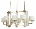 Люстра на штанге Newport 35400 35408/S gold без абажуров - фото 4966422