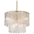 Подвесная люстра Newport DAISY 8370/30 C brass - фото 4966571