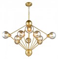Люстра на штанге Natali Kovaltseva STUTTGART STUTTGART 91006/10C GOLD - фото 4969007