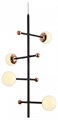 Люстра на штанге Natali Kovaltseva LOFT LED LED LAMPS 81338 GOLD BLACK - фото 4969011