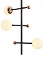 Люстра на штанге Natali Kovaltseva LOFT LED LED LAMPS 81338 GOLD BLACK - фото 4969014