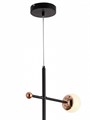 Люстра на штанге Natali Kovaltseva LOFT LED LED LAMPS 81338 GOLD BLACK - фото 4969015