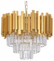 Подвесной светильник Natali Kovaltseva BELLEZZA BELLEZZA 81427/5C GOLD - фото 4969290