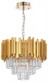 Подвесной светильник Natali Kovaltseva BELLEZZA BELLEZZA 81427/5C GOLD - фото 4969291