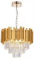 Подвесной светильник Natali Kovaltseva BELLEZZA BELLEZZA 81427/5C GOLD - фото 4969292