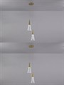 Подвесной светильник Natali Kovaltseva Triangle LED LAMPS 81117/2C - фото 4969521
