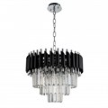 Подвесная люстра Natali Kovaltseva Darian DARIAN 76017/5C CHROME BLACK - фото 4969555