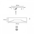 Накладной светильник Sonex Macaron 7705/40L - фото 4974639