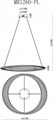 Подвесной светильник MyFar Ricky MR1260-PL - фото 4977215