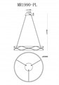 Подвесной светильник MyFar Stefan MR1990-PL - фото 4977467