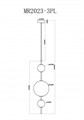 Подвесной светильник MyFar Violla MR2023-3PL - фото 4977682